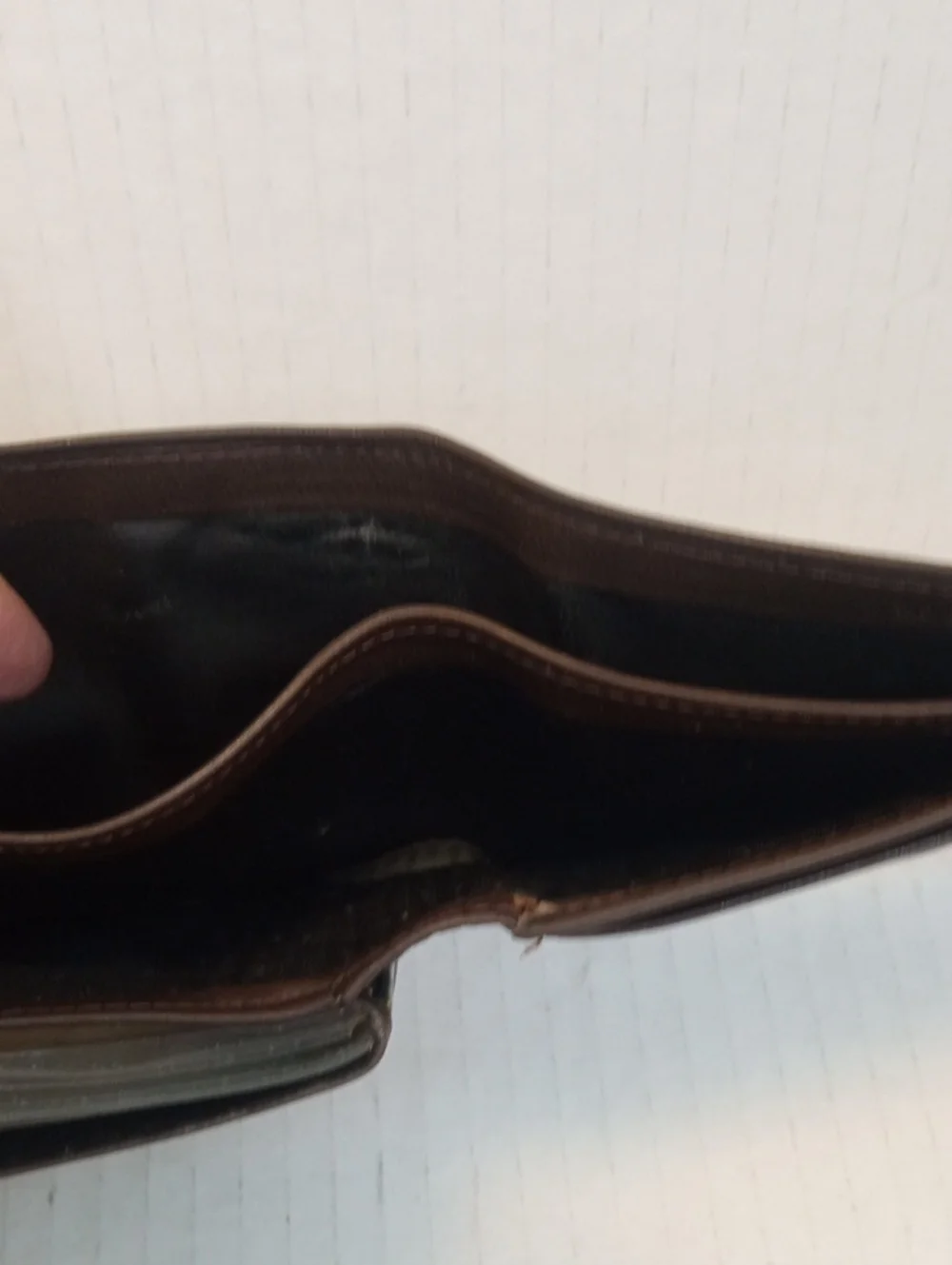 Vintage Brown Billfold Wallet Buxton 1980s With Original Price Tags